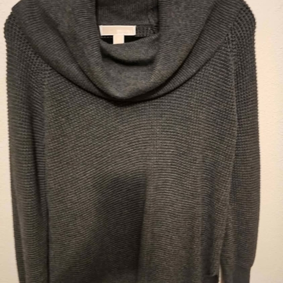 Michael Kors Sweater M Gray Cowl Neck - Picture 2 of 4